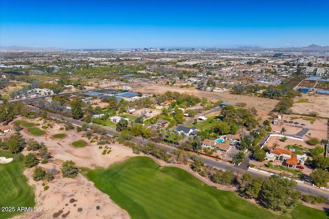 3264 E Vineyard Rd, Phoenix, AZ 85042 - birds eye view of property featuring a mountain view and golf course view