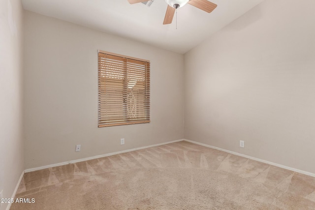 9243 W Brown St, Peoria, AZ 85345 - carpeted empty room with baseboards and ceiling fan
