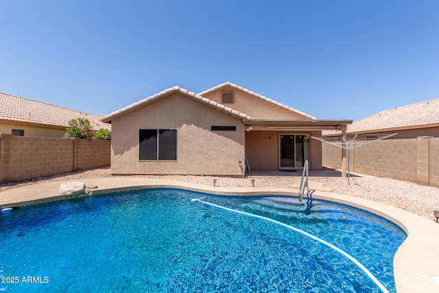 9243 W Brown St, Peoria, AZ 85345 - view of pool featuring a fenced backyard and a patio