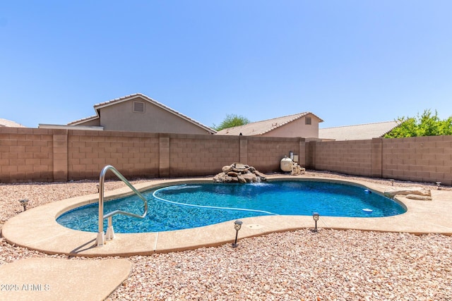 9243 W Brown St, Peoria, AZ 85345 - view of pool with a fenced backyard