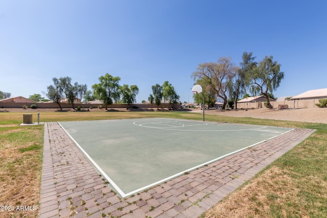 9243 W Brown St, Peoria, AZ 85345 - view of basketball court with community basketball court and a yard