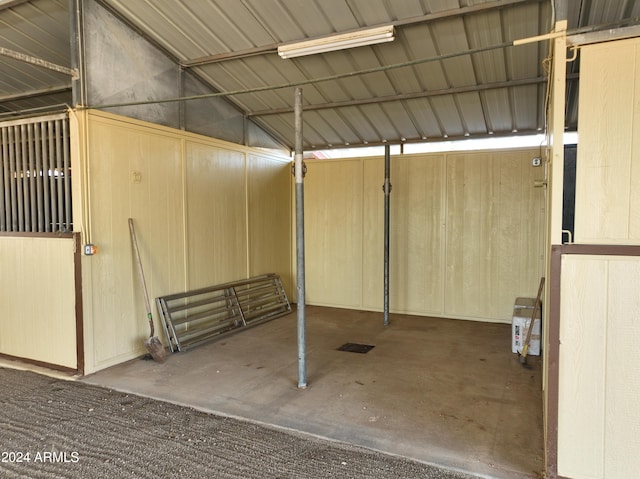 view of horse barn