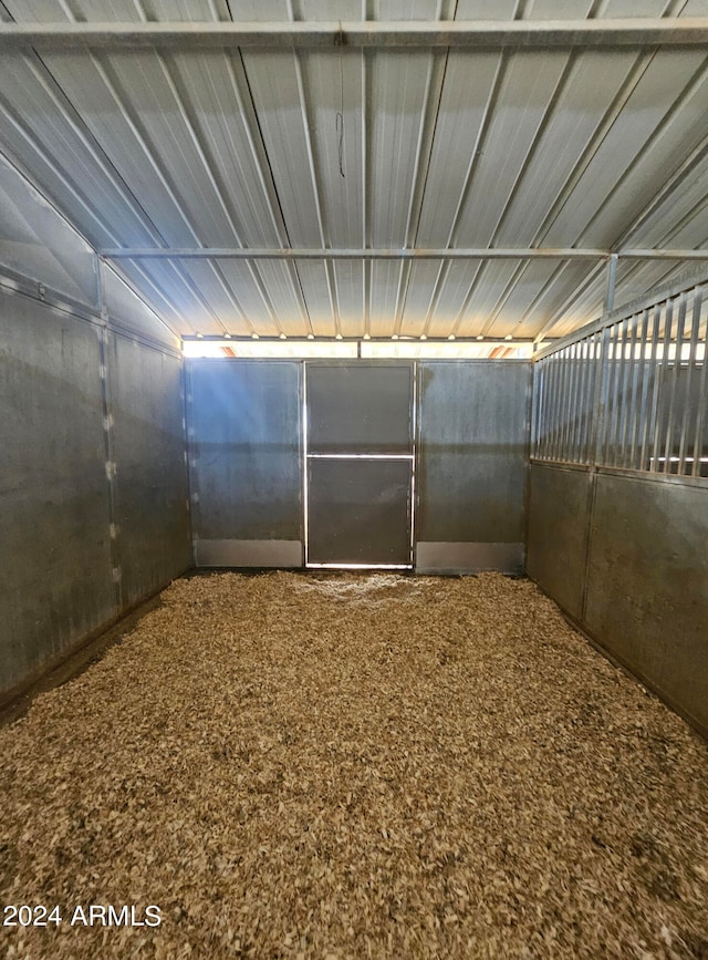 view of horse barn