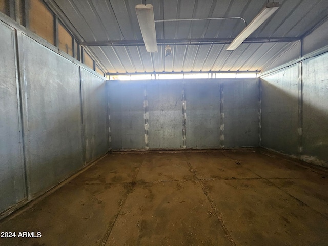 view of basement
