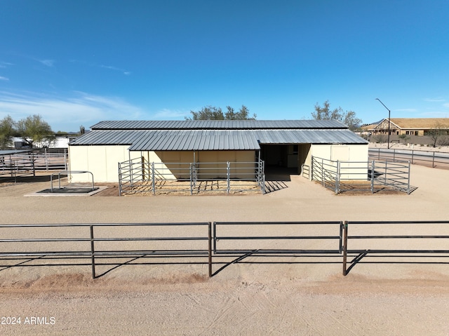 view of stable