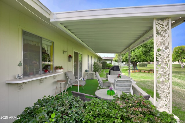 view of patio