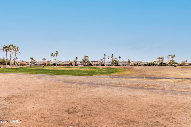 view of community with a lawn