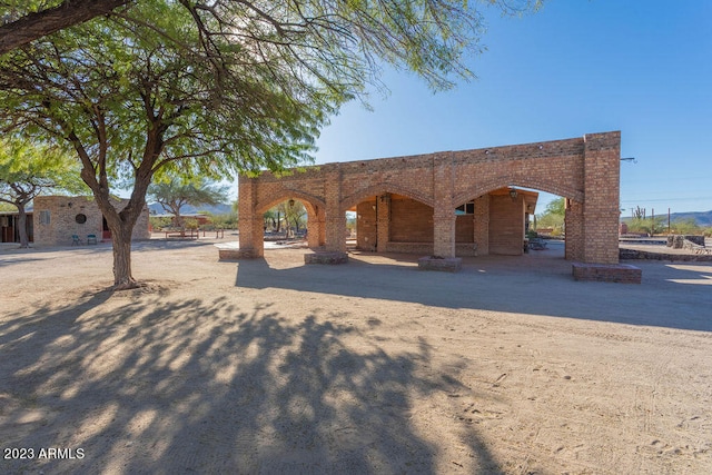 view of rear view of property