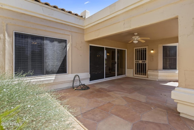 8431 W Utopia Rd, Peoria, AZ 85382 - view of patio / terrace with a ceiling fan