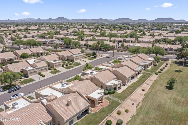 8431 W Utopia Rd, Peoria, AZ 85382 - aerial perspective of suburban area featuring mountains