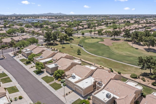 8431 W Utopia Rd, Peoria, AZ 85382 - aerial perspective of suburban area featuring a golf course and a mountain backdrop