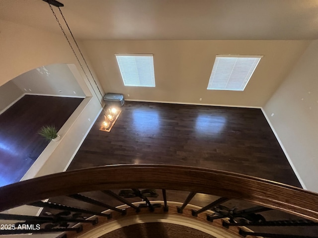 514 E Pearce Rd, Phoenix, AZ 85042 - stairway with wood finished floors and baseboards