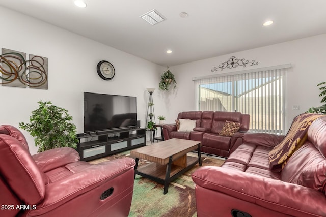 8222 W Clemente Way, Florence, AZ 85132 - living room featuring recessed lighting