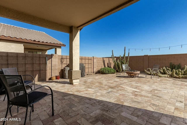 view of patio