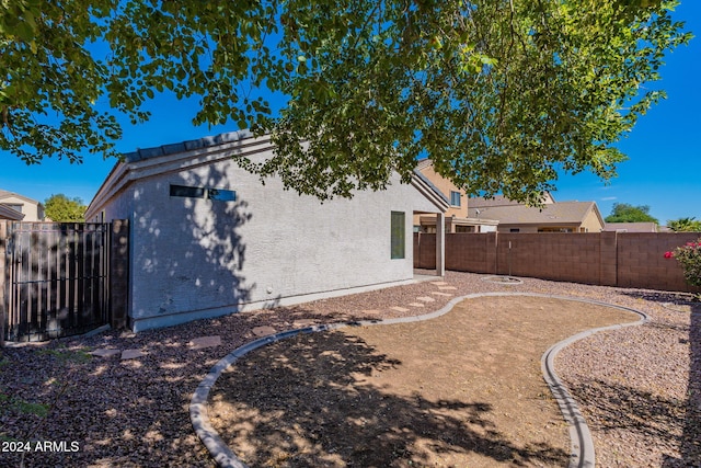 view of back of property