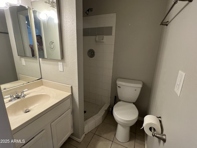 2301 E University Dr Unit 269, Mesa, AZ 85213 - full bathroom featuring tile patterned flooring, a stall shower, and vanity