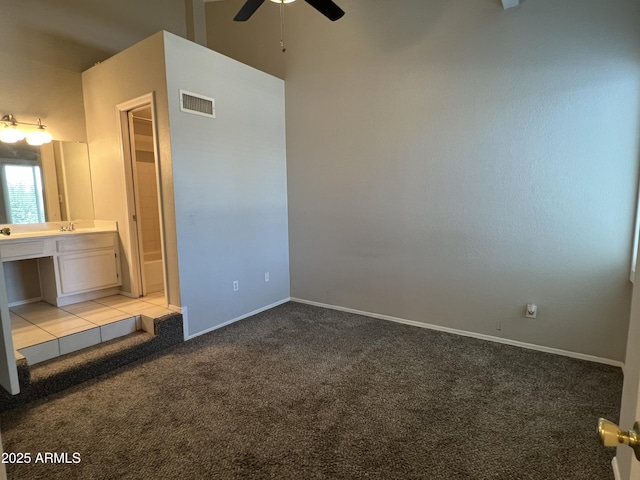 2301 E University Dr Unit 269, Mesa, AZ 85213 - unfurnished bedroom with light carpet and ensuite bath