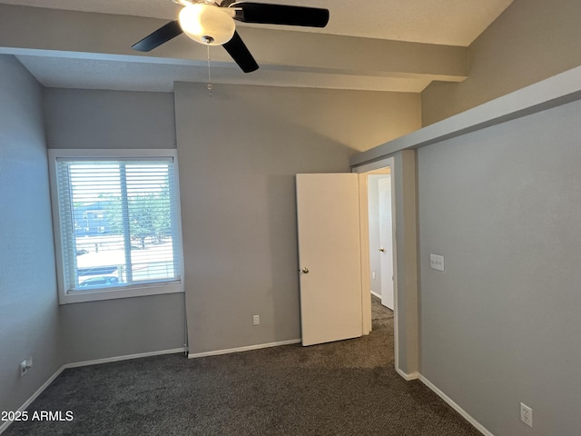 2301 E University Dr Unit 269, Mesa, AZ 85213 - carpeted empty room featuring a ceiling fan and baseboards
