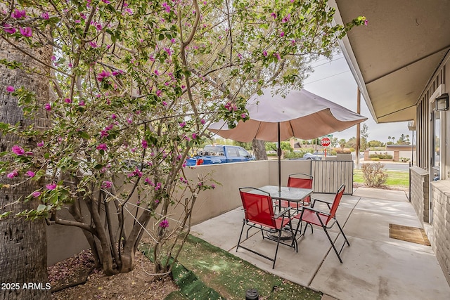 view of patio