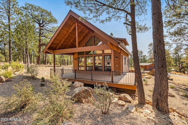 7500 E Old Walnut Canyon Rd, Flagstaff, AZ 86004 - view of deck