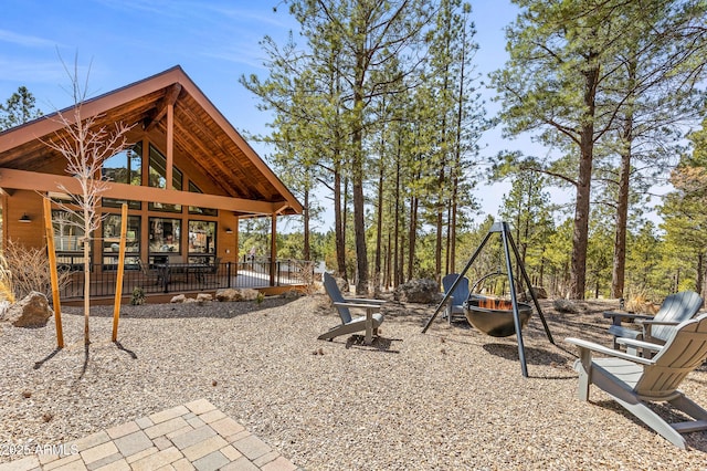 7500 E Old Walnut Canyon Rd, Flagstaff, AZ 86004 - view of yard