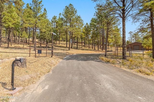 7500 E Old Walnut Canyon Rd, Flagstaff, AZ 86004 - view of street with aphalt driveway