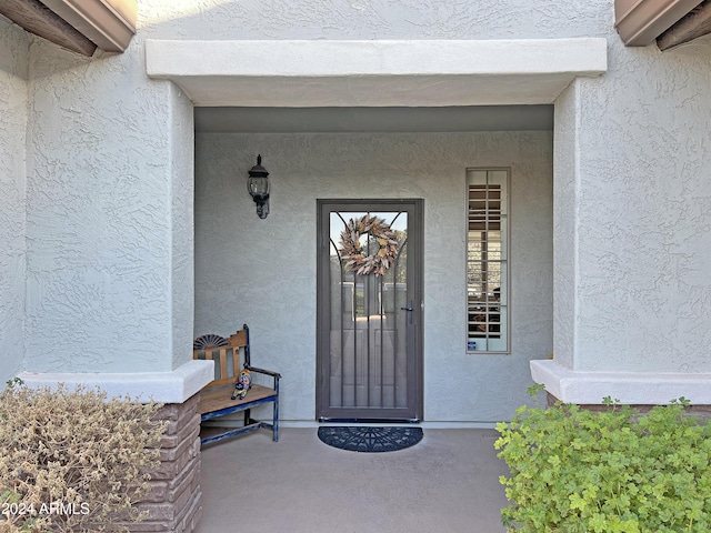 view of entrance to property