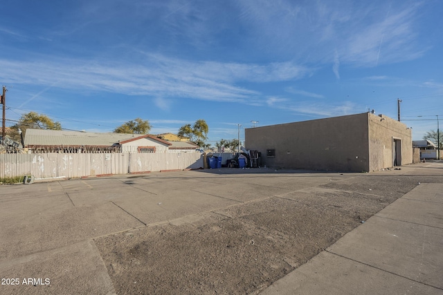 view of car parking