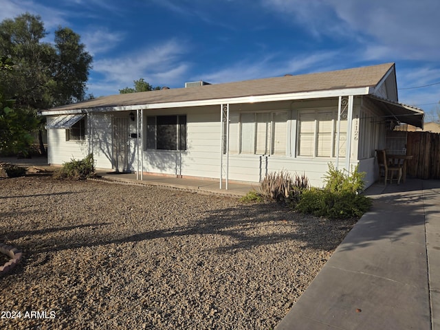 view of ranch-style house