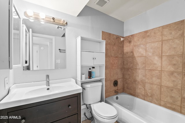 8125 N 32nd Dr, Phoenix, AZ 85051 - bathroom featuring vanity, toilet, and shower / bath combination