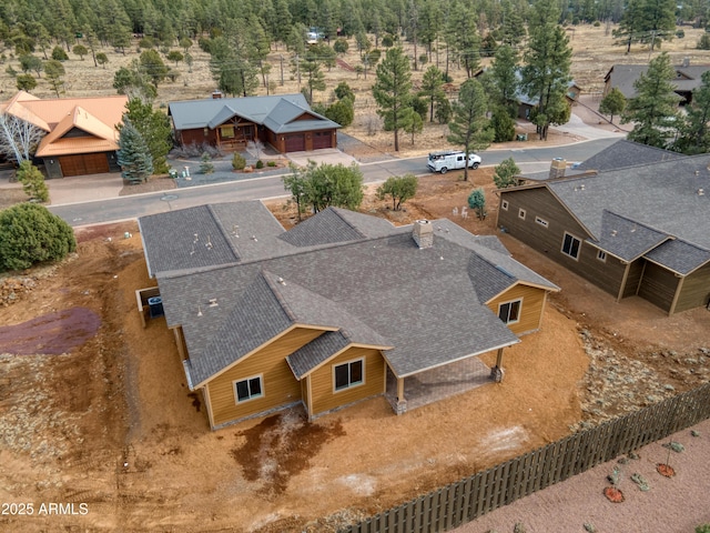 5974 E Elk Spgs, Lakeside, AZ 85929 - view from above of property
