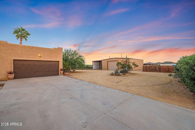 view of front of property