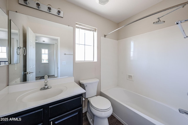 15365 W Valentine St, Surprise, AZ 85379 - full bath featuring toilet, washtub / shower combination, and vanity