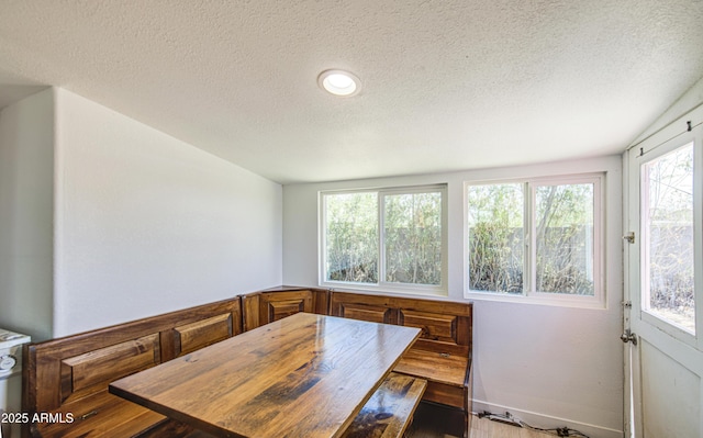 520 S Macdonald, Mesa, AZ 85210 - unfurnished dining area with a textured ceiling