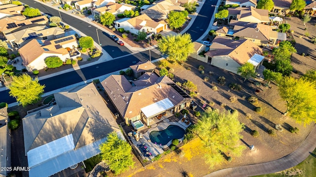 bird's eye view featuring a residential view