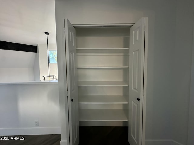 view of closet