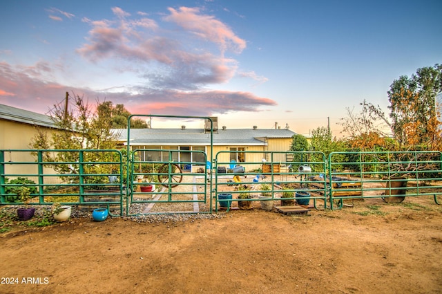 view of stable