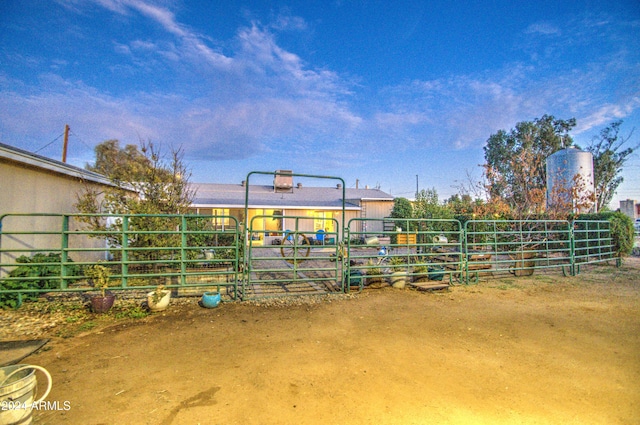 view of stable