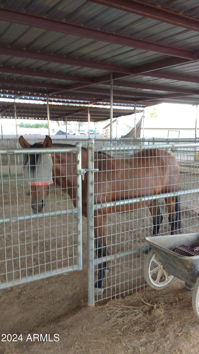 view of stable