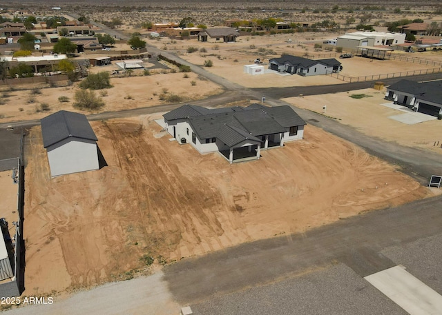 20111 W Saguaro Vista Dr, Wittmann, AZ 85361 - drone / aerial view featuring view of desert and a residential view