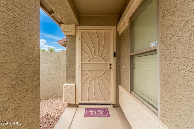 view of property entrance