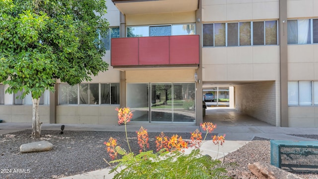 view of rear view of property