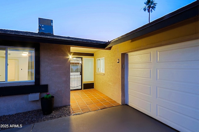 3054 W Redfield Rd, Phoenix, AZ 85053 - entrance to property featuring stucco siding and cooling unit