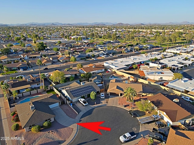 3054 W Redfield Rd, Phoenix, AZ 85053 - aerial perspective of suburban area with a mountain backdrop