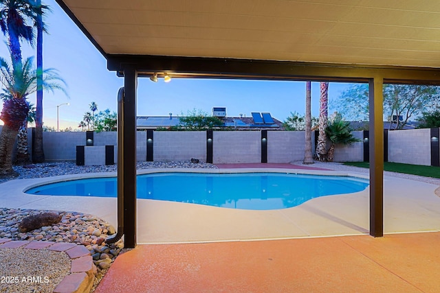 3054 W Redfield Rd, Phoenix, AZ 85053 - view of pool with a patio and a fenced backyard