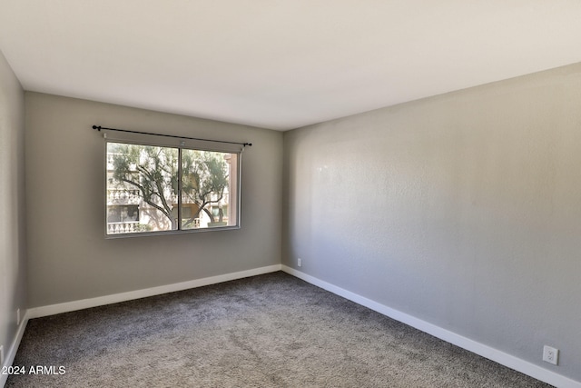 unfurnished room with carpet floors