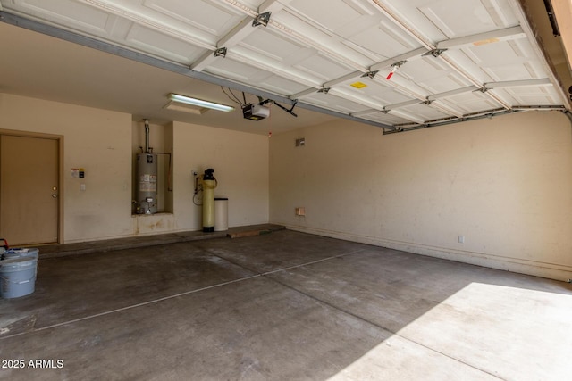2590 S Buckaroo Trl, Gilbert, AZ 85295 - garage featuring water heater and a garage door opener