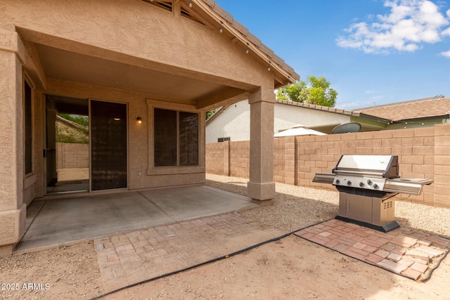 2590 S Buckaroo Trl, Gilbert, AZ 85295 - view of patio / terrace featuring a grill