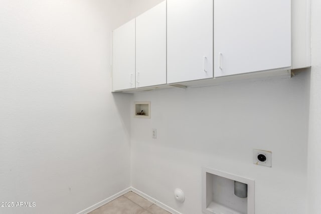 34516 S Pioneer Way, Red Rock, AZ 85145 - laundry room with electric dryer hookup, cabinet space, washer hookup, baseboards, and gas dryer hookup
