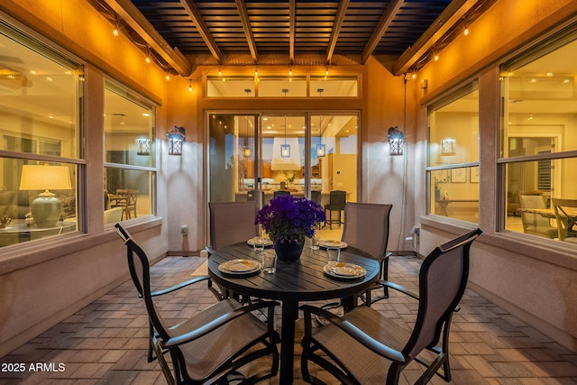 view of patio / terrace with outdoor dining area